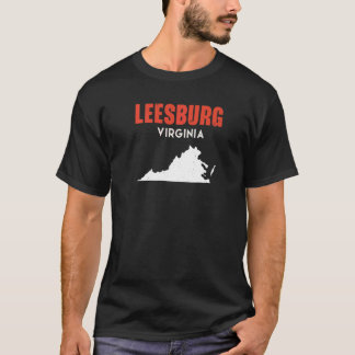 Leesburg Virginia USA State America Travel Virgini T-shirt