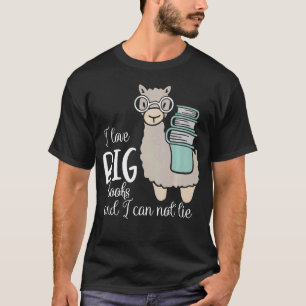 Leesdecoratie voor Llama Premium T-shirt