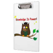 Leesend Wise Owl Klembord (Links)