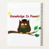 Leesend Wise Owl Planner (Achterkant)