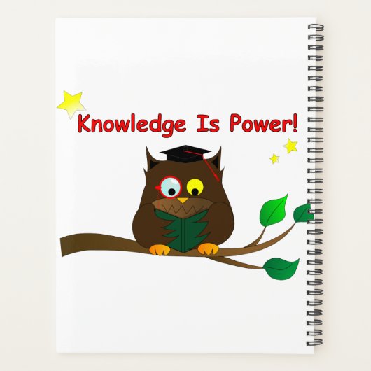 Leesend Wise Owl Planner (Achterkant)