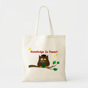 Leesend Wise Owl Tote Bag
