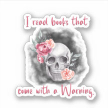 Leesende Sticker, Booknerd, Gift for Book Lover