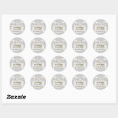 Leesgewoonte Ronde Sticker (Vel)