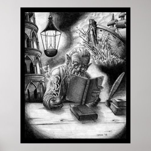 Leesgnome Poster (Voorkant)