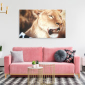 Leesheid over haar moord canvas afdruk (Insitu (Woonkamer))