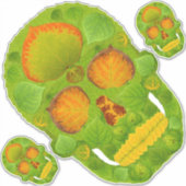 Leeshuid van spen 10 sticker (Voorkant)