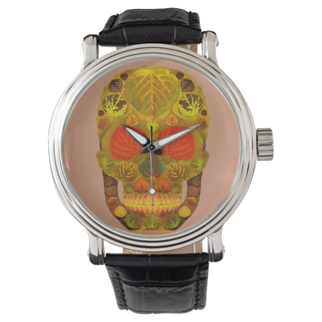 Leeshuid van spen 12 horloge (Voorkant)