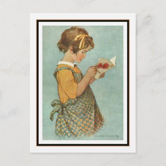  leeskaart van Jessie Willcox Smith Briefkaart (Voorkant)