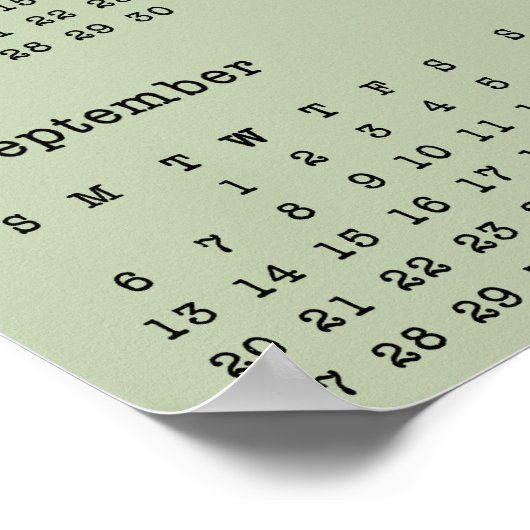 Leeskalenderposter Reading Tree 2026 één pagina Poster (Hoek)