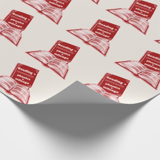 Leeskilometerstand Phonics Cadeaupapier (Hoek)