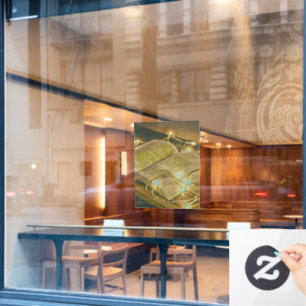 Leeslappen geven librariaanse ladder raamsticker