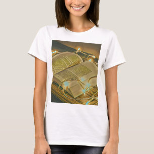 Leeslappen geven librariaanse ladder t-shirt
