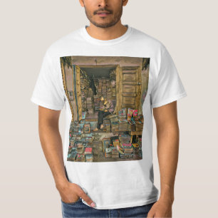 Leeslappen geven librariaanse ladder t-shirt
