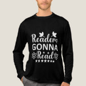 leesliefhebber Tri-Blend shirt (Voorkant volledig)