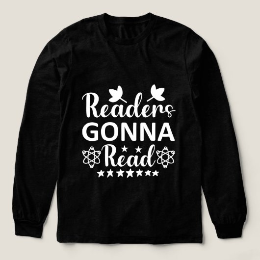 leesliefhebber Tri-Blend shirt (Voorkant)