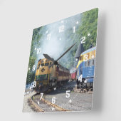 Leeslijnen ALCO C-630 #5308 Wandklokken Vierkante Klok (Hoek)