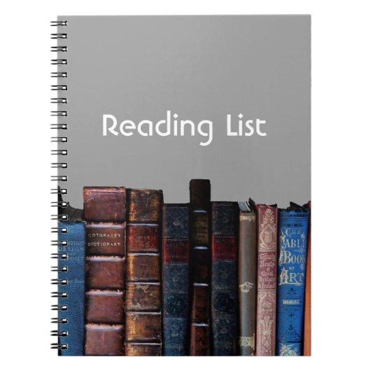 Leeslijstjournaal Notitieboek (Voorkant)