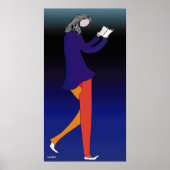 Leesloopwalker Poster (Voorkant)