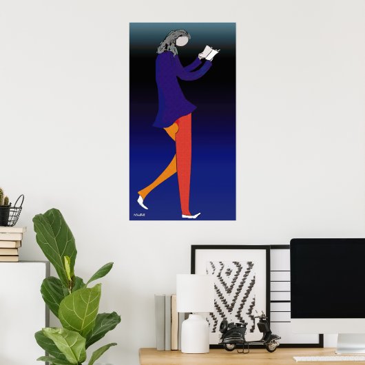 Leesloopwalker Poster (Thuiskantoor)