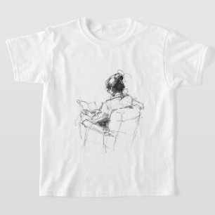 Leesmoment voor boekenliefhebber – Cosy Reader T-shirt