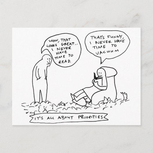 Leestijd Briefkaart (Voorkant)