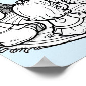 Leestijd Cirkel Kinder Poster (Hoek)