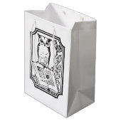  leesuil schattige partijtas medium cadeauzakje (Achterkant Gekanteld)