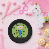 Leesvak voor damesboek papieren bordje (Feest)