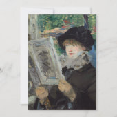 leesvrouw | Édouard Manet (Voorkant)