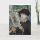 leesvrouw | Édouard Manet Kaart (Voorkant)