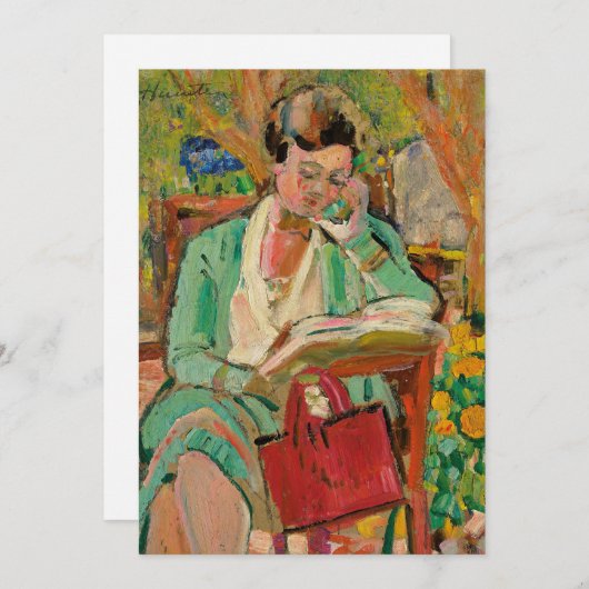 leesvrouw | George Leslie Hunter (Voorkant / Achterkant)