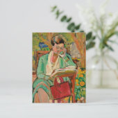 leesvrouw | George Leslie Hunter Briefkaart (Staand voorkant)
