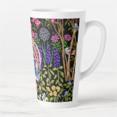 leeszaal tuin | Wit Latte Mok (Rechts)