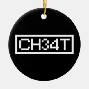 LEET CHEAT KERAMISCH ORNAMENT