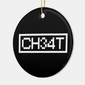 LEET CHEAT KERAMISCH ORNAMENT (Links)