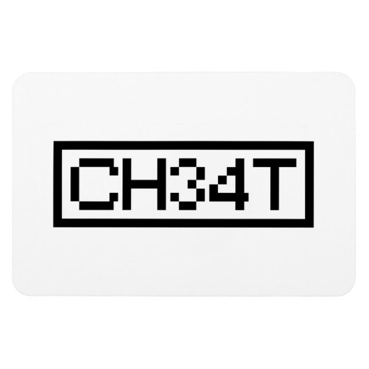 LEET CHEAT MAGNEET (Horizontaal)