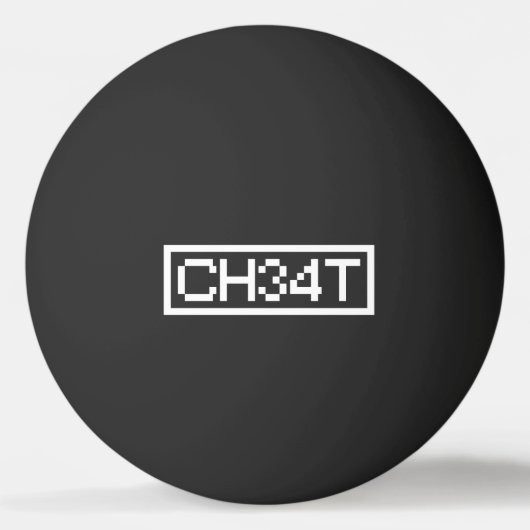 LEET CHEAT PINGPONG BALL (Achterkant)