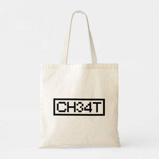 LEET CHEAT TOTE BAG (Achterkant)