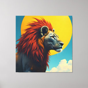 Leeuw1 Canvas Afdruk