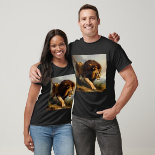 Leeuw (13) Wilde kat T-shirt