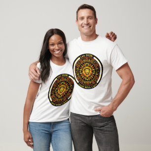 Leeuw 2026 Zodiac Mandala Leeuw Vuur Teken Astro T-shirt