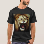 Leeuw (9) Wilde kat T-shirt (Voorkant)