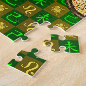 Leeuw & Aardgeit Legpuzzel (Zijkant)