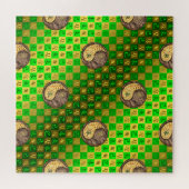 Leeuw & Aardgeit Legpuzzel (Horizontaal)