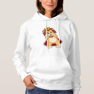 Leeuw als koning met kroon.PNG Hoodie