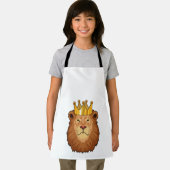 Leeuw als koning met kroon schort (Insitu)