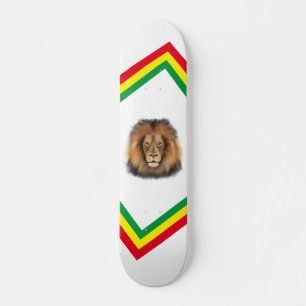 leeuw aquarel Leo koning safari dier jungle kat Skateboard
