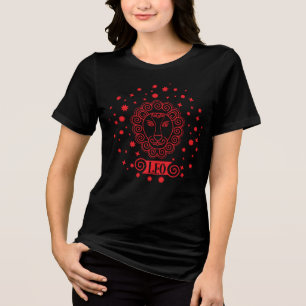 Leeuw astrologie geboorteteken sterrenbeeld leeuwe Tri-Blend shirt