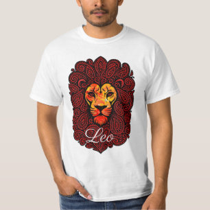 Leeuw astrologie geboortetekens dierenriem leeuwen t-shirt